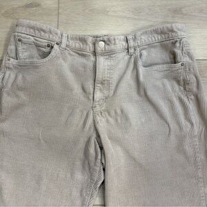 Lauren Jeans Co Ralph Lauren Corduroy Pants size 16 Women's Tan Bootcut